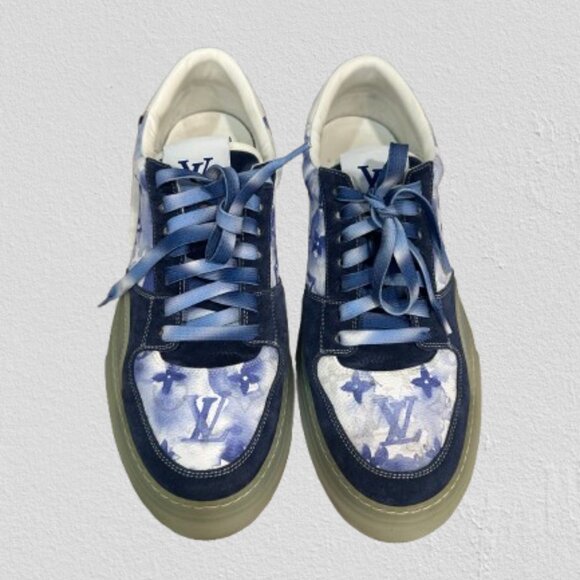 Louis Vuitton Authentic Ollie Watercolor Sneakers Size 9 - Picture 2 of 5